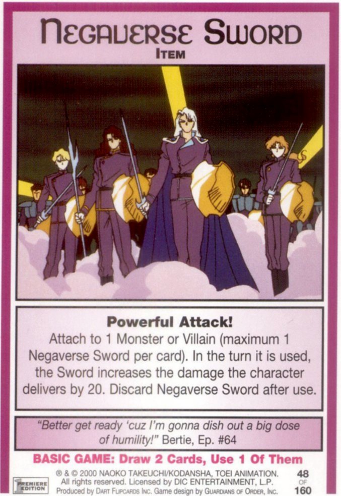 Negaverse Sword